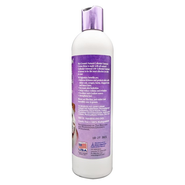 Biogroom Natural Oatmeal Anti-Itch Creme Rinse Conditioner Biogroom Natural Oatmeal Anti-Itch Creme Rinse Conditioner