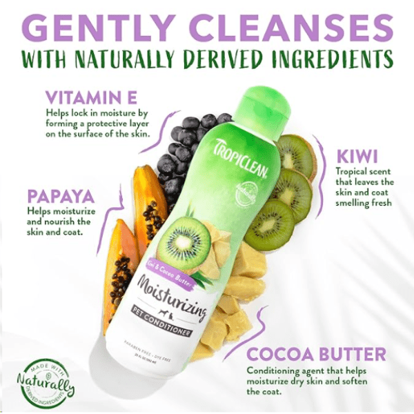 TropiClean Kiwi & Cocoa Butter Moisturizing Pet Conditioner TropiClean Kiwi & Cocoa Butter Moisturizing Pet Conditioner