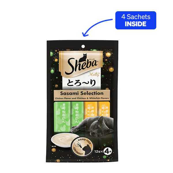 Sheba Melty Premium Sasami Selection - 48 g (4 Sachets) Sheba Melty Premium Sasami Selection - 48 g (4 Sachets)
