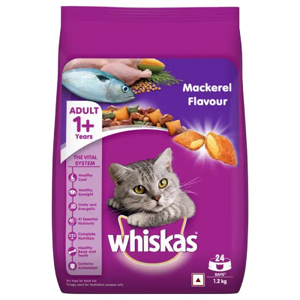 Whiskas Mackerel Adult Dry Cat Food Whiskas Mackerel Adult Dry Cat Food