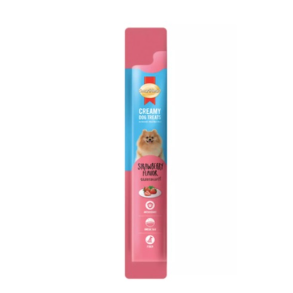 SmartHeart Strawberry Flavor Creamy Dog Treats SmartHeart Strawberry Flavor Creamy Dog Treats