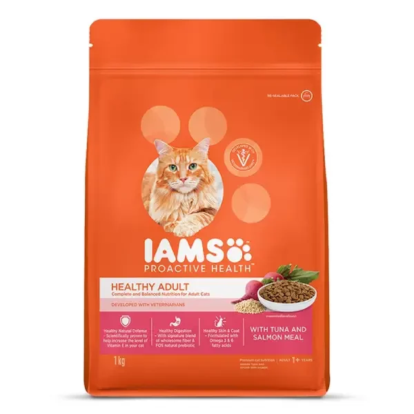 IAMS Proactive Health Healthy Adult (1+ Years) Tuna & Salmon Meal Dry Premium Cat Food