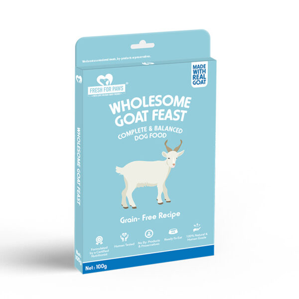 Fresh For Paws Wholesome Goat Feast Wet Pet Food