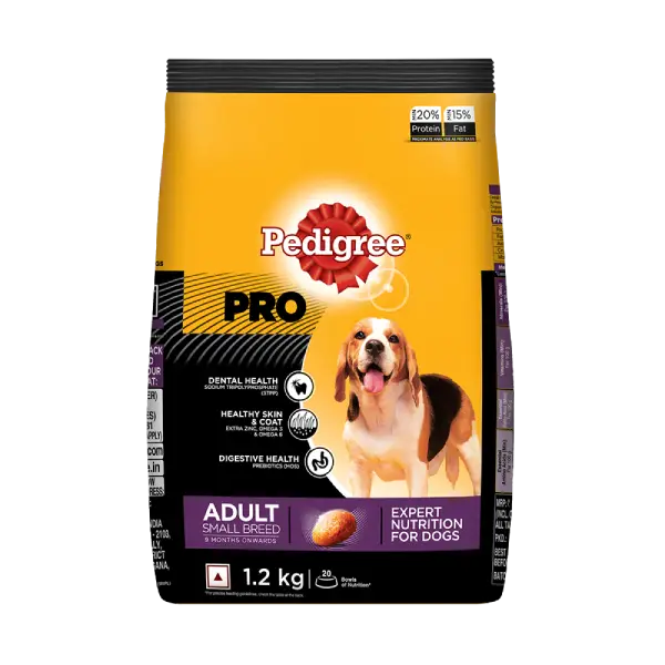 Pedigree PRO Adult Small Breed Dry Dog Food - JUSTDOGS