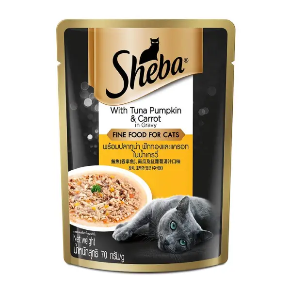 Sheba Rich Premium Tuna Pumpkin & Carrot In Gravy Wet Cat Food - 1