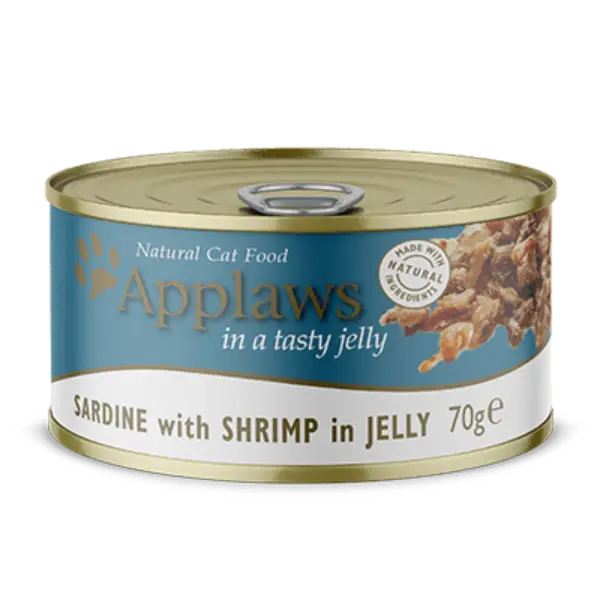 Applaws Sardine With Shrimp In Tasty Jelly Tin Wet Cat Food
