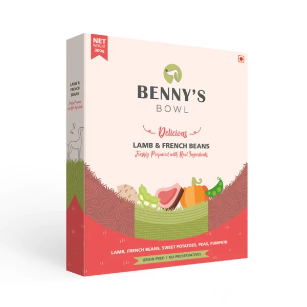 Bennys Bowl Lamb French Beans Wet Dog Food