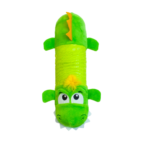 Outward Hound Stuffing Free Big Squeak Gator-2