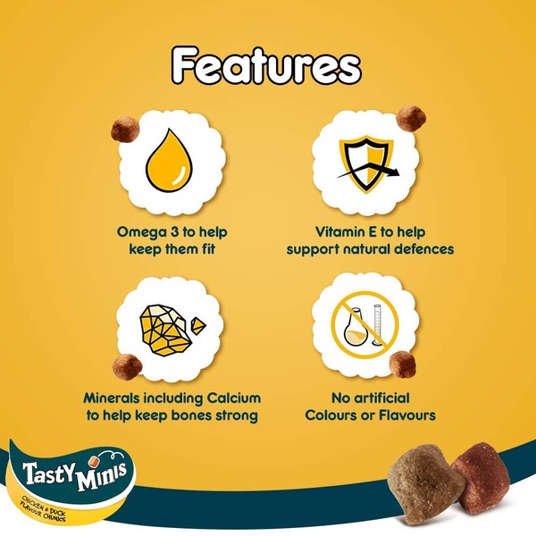 Pedigree Tasty Minis Chewy Cubes with Chicken and Duck – 130 g Pedigree Tasty Minis Chewy Cubes with Chicken and Duck – 130 g