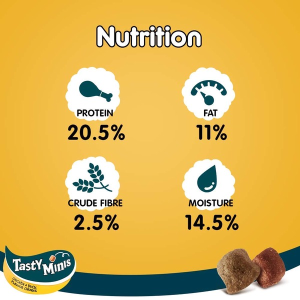 Pedigree Tasty Minis Chewy Cubes with Chicken and Duck – 130 g Pedigree Tasty Minis Chewy Cubes with Chicken and Duck – 130 g