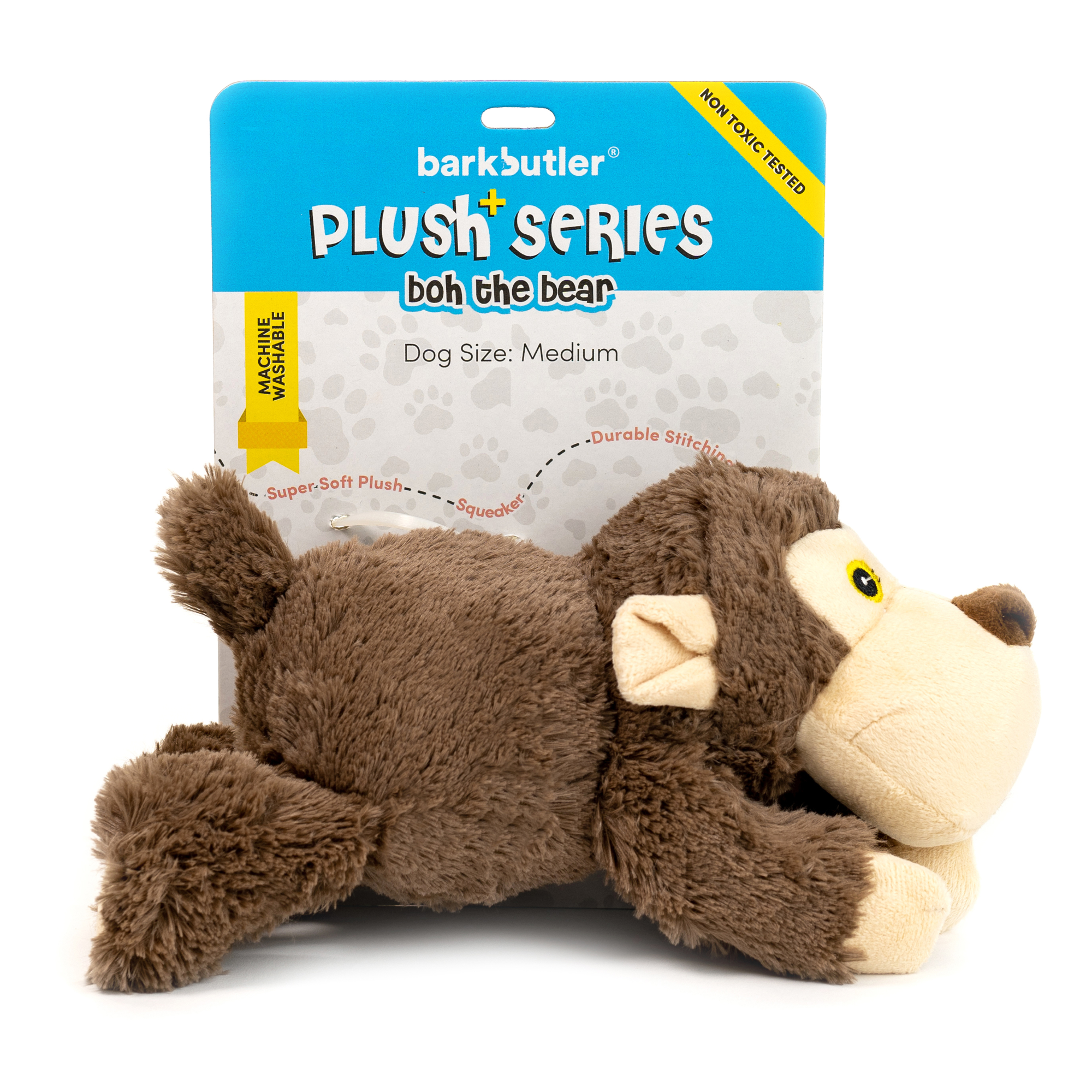 Barkbutler JumBoh the Bear Plush Toy for Dogs