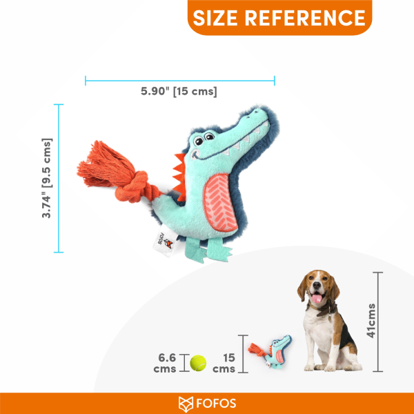 FOFOS Puppy Toy-alligator 2