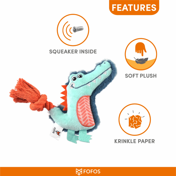 FOFOS Puppy Toy-alligator 4