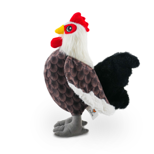 Barkbutler x Fofos Plush Rooster Toy for Dogs - JUSTDOGS
