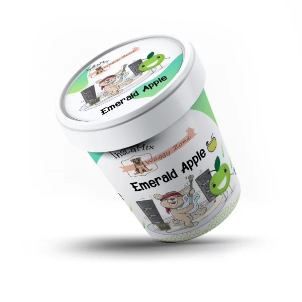 Waggy Zone Vegan Doggy Ice Cream Insta Mix - Emerald Apple