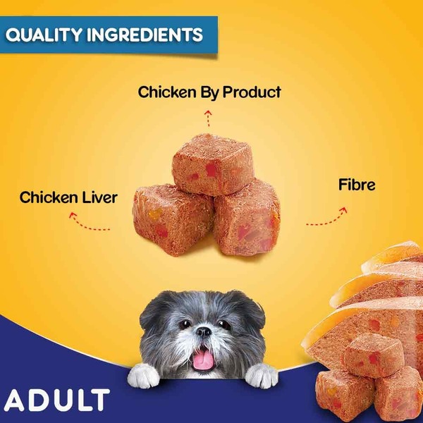 Pedigree Adult Chicken, Grilled Liver Loaf Flavor with Vegetables – 70 g Pedigree Adult Chicken, Grilled Liver Loaf Flavor with Vegetables – 70 g
