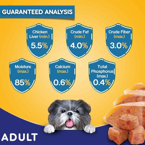 Pedigree Adult Chicken, Grilled Liver Loaf Flavor with Vegetables – 70 g Pedigree Adult Chicken, Grilled Liver Loaf Flavor with Vegetables – 70 g