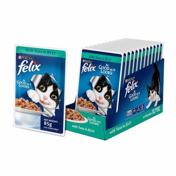 Purina Felix Tuna in Jelly Adult Wet Cat Food