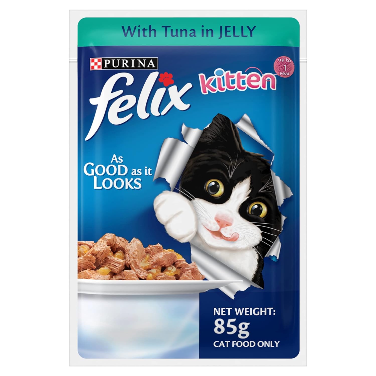 Purina Felix Tuna in Jelly Wet Kitten Food Purina Felix Tuna in Jelly Wet Kitten Food