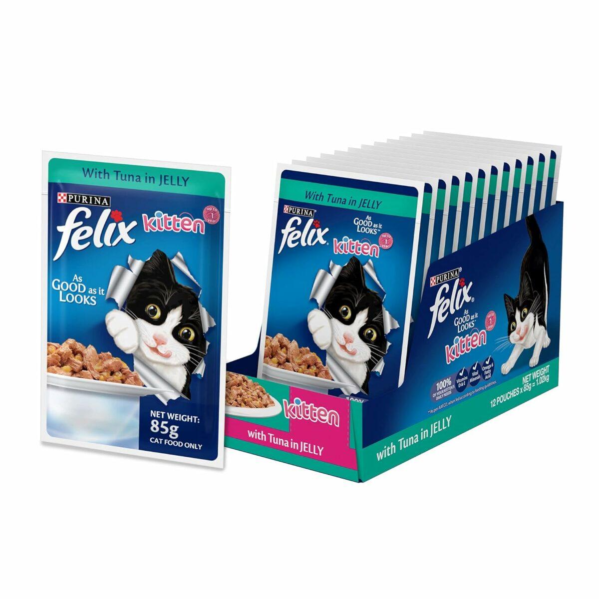 Purina Felix Tuna in Jelly Wet Kitten Food