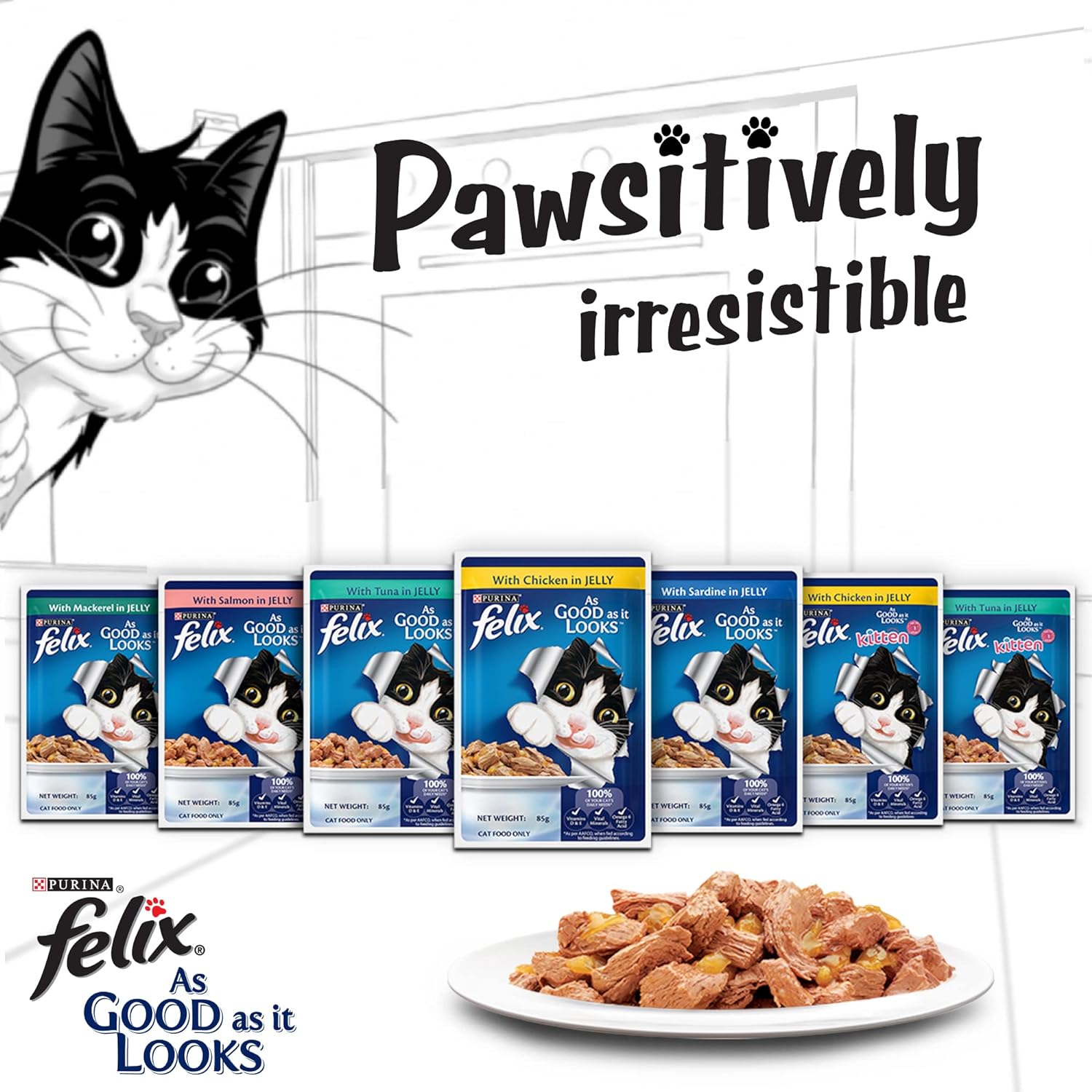 Purina Felix Tuna in Jelly Cat Food Purina Felix Tuna in Jelly Adult Wet Cat Food