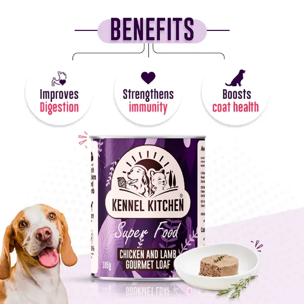Kennel Kitchen Chicken And Lamb Gourmet Loaf Wet Dog Food - 185 g 2 (1)