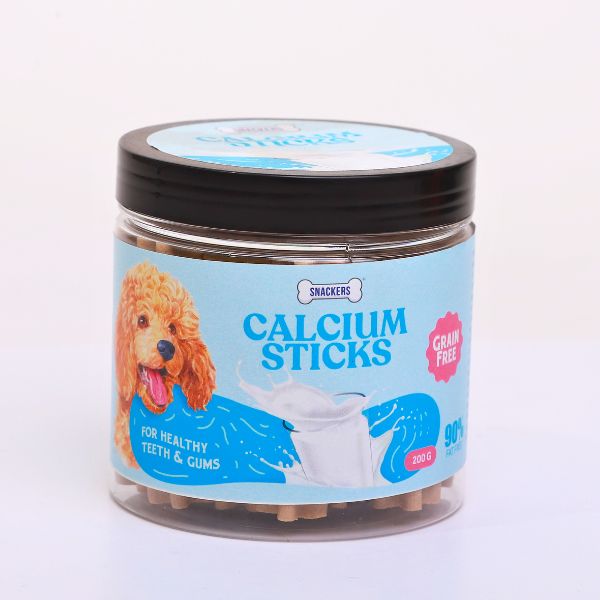 Snackers Calcium Milk Sticks Twist Sticks Dog Treats