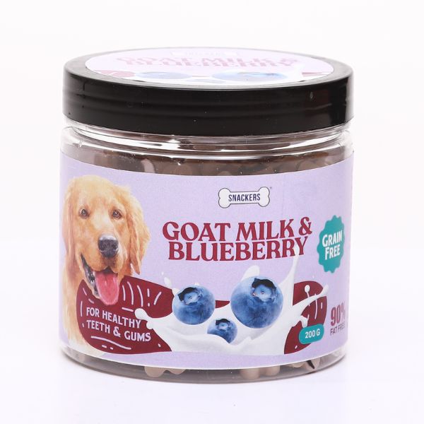 Snackers Goat Milk and Blueberry Dog Training Treats