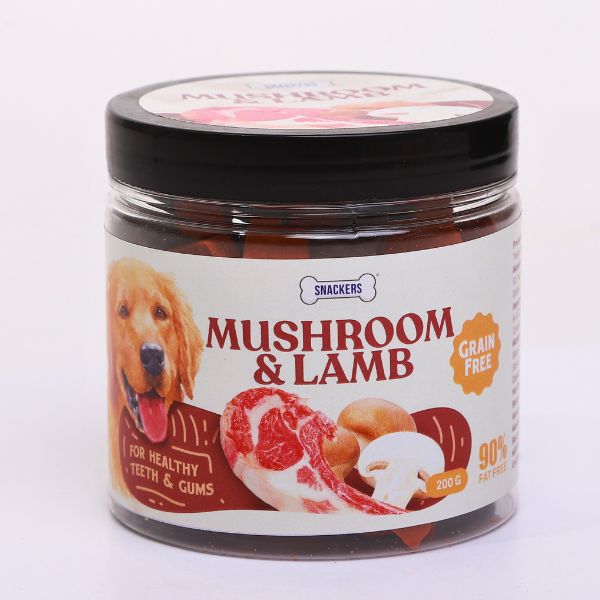 Snackers Mushroom and Lamb Bites Dog Treats