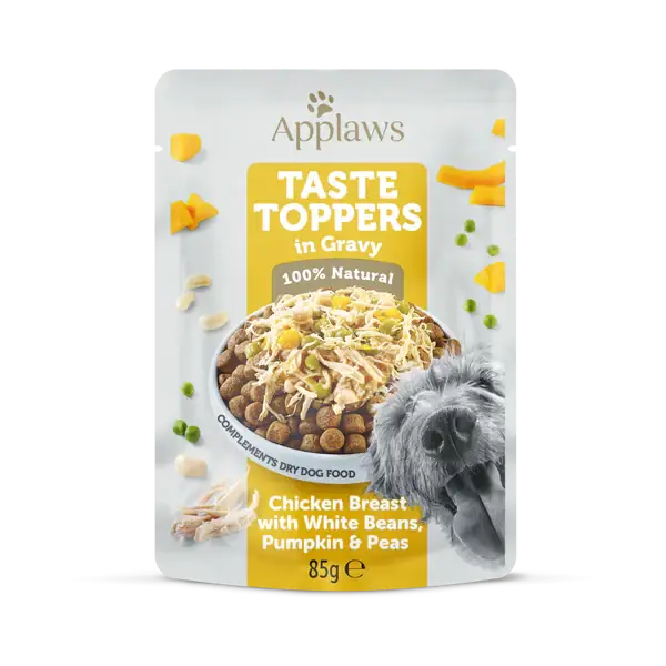 Applaws Chicken Breast With White Beans Pumpkin and Peas Wet Dog Food - 85 gm - Buy 4 Get 1 Free