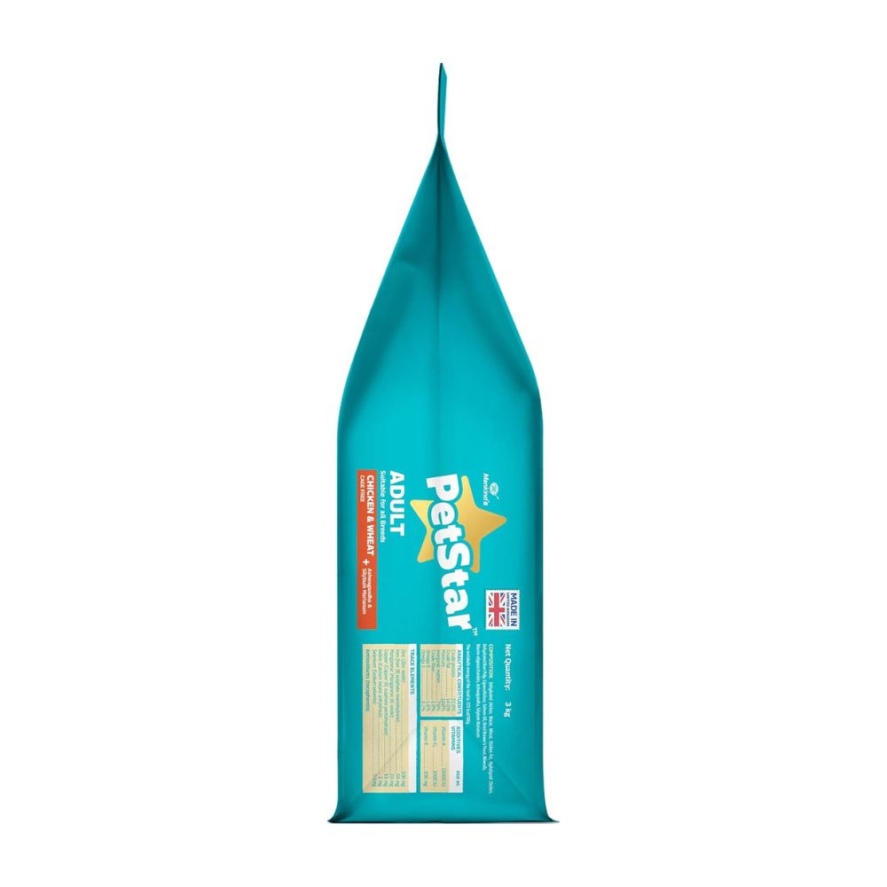 Petstar Chicken and Wheat Adult Dog Dry Food Petstar Chicken and Wheat Adult Dog Dry Food