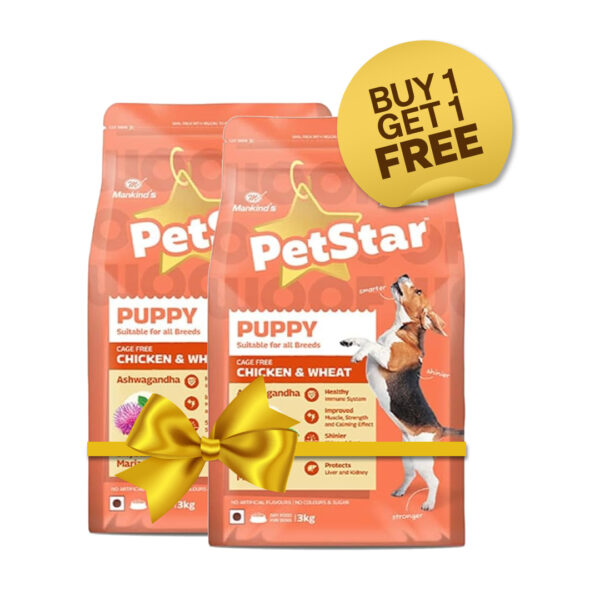 Petstar Chicken and Wheat Puppy Dry Food