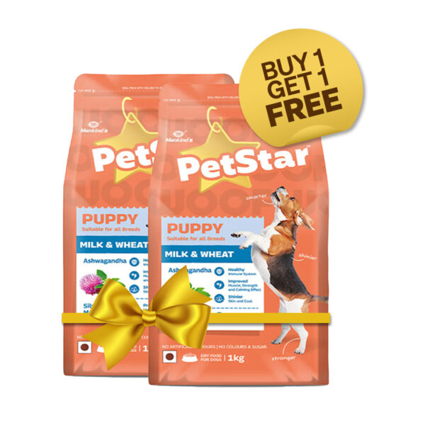 Petstar Milk and Wheat Puppy Dry Food