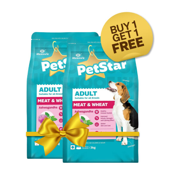 Petstar Meat and Wheat Adult Dog Dry Food