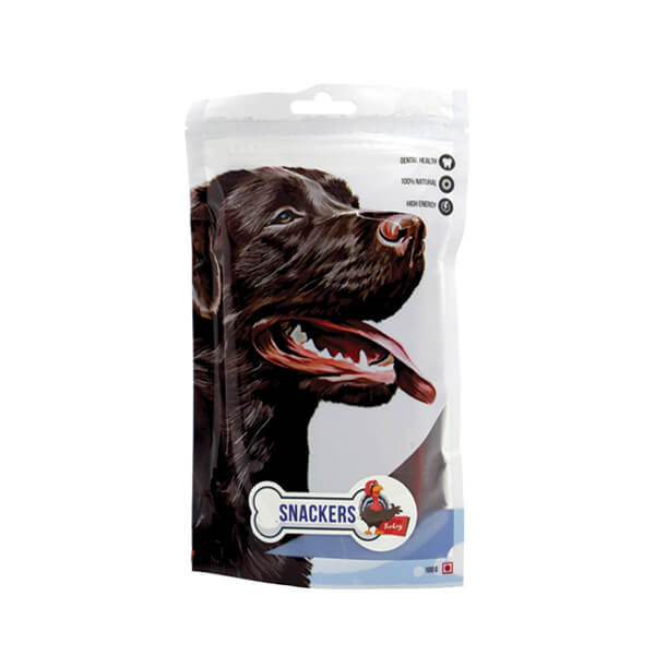 Image of Snackers Dental Chewy Stick Turkey, a healthy and tasty snack for dogs