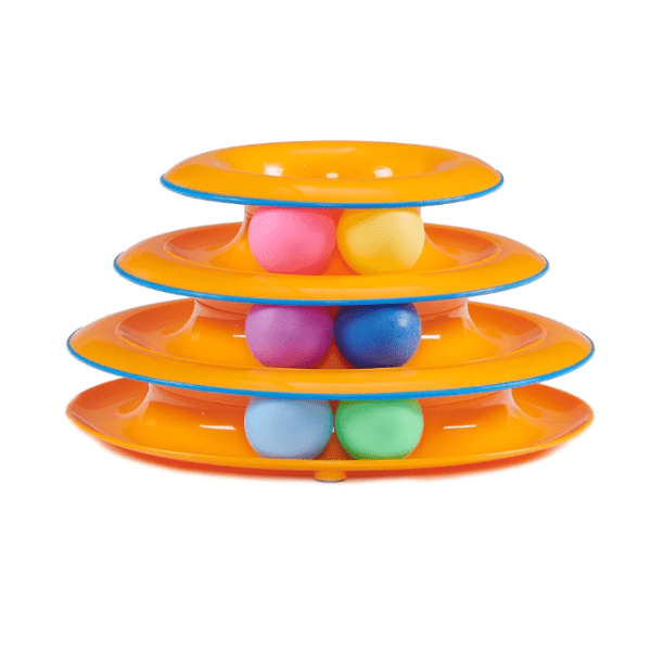 Petstages Tower Of Track (3 Level) Active Cat Toy Petstages Tower Of Track (3 Level) Active Cat Toy