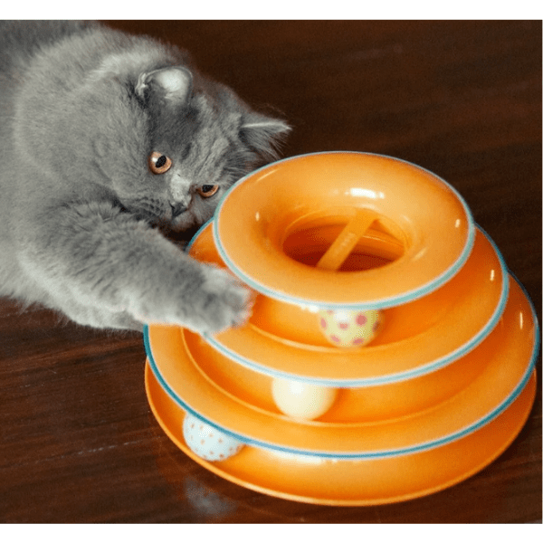 Petstages Tower Of Track (3 Level) Active Cat Toy Petstages Tower Of Track (3 Level) Active Cat Toy