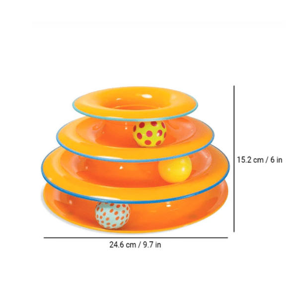 Petstages Tower Of Track (3 Level) Active Cat Toy Petstages Tower Of Track (3 Level) Active Cat Toy