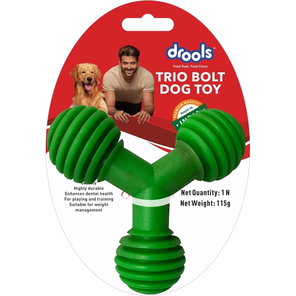Drools Dog Trio Bolt Ring Toy