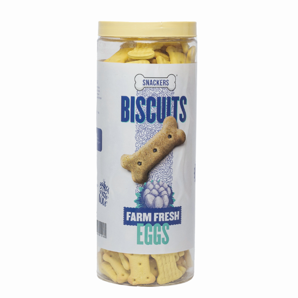 Snackers Biscuits Farm Fresh Egg Flavour Jar