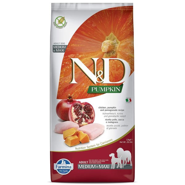 Farmina N&D Grain Free Chicken & Pomegranate Adult Dry Dog Food