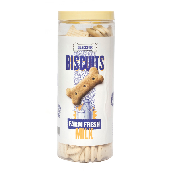Snackers Biscuits Farm Fresh Milk Flavour Jar