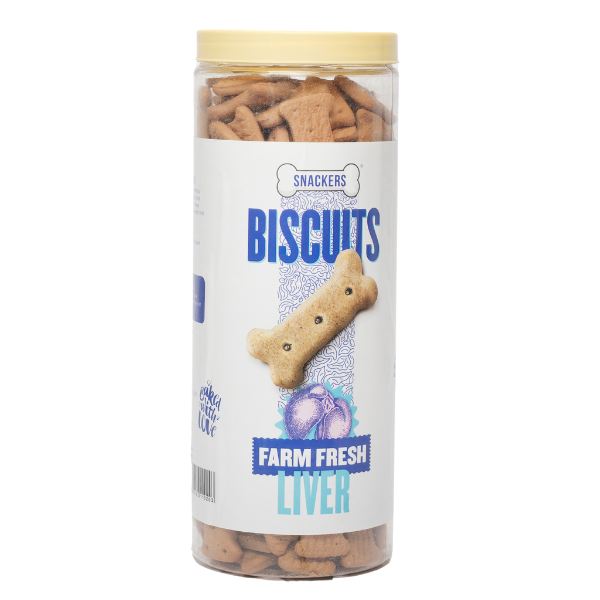 Snackers Biscuits Farm Fresh Liver Flavour Jar