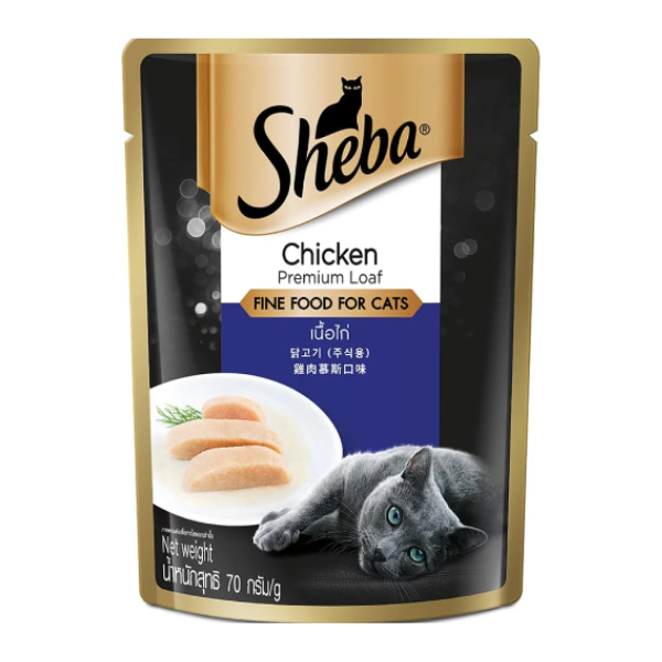 Sheba Rich Premium Chicken Loaf Wet Cat Food