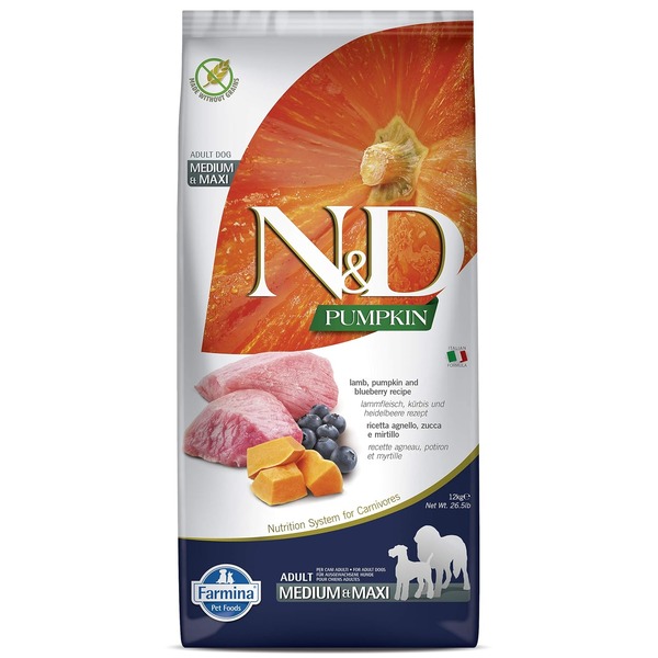 Farmina N&D Low Grain Lamb And Blueberry Adult Dog Food