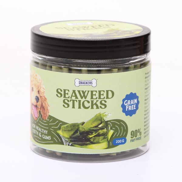 Snackers Grain Free Seaweed Sticks Dog Treats