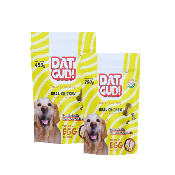 DatGud Chicken & Egg Flavour Adult Dog Biscuits