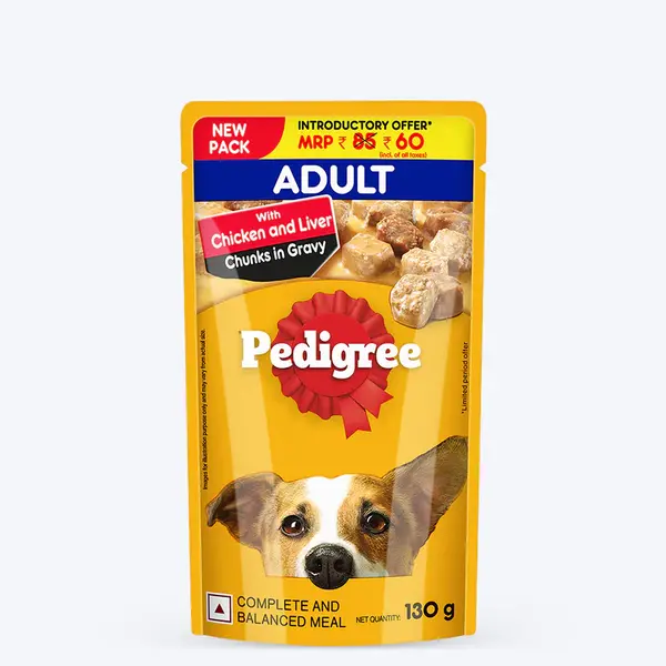 Pedigree Adult Chicken & Liver Chunks Wet Dog Food
