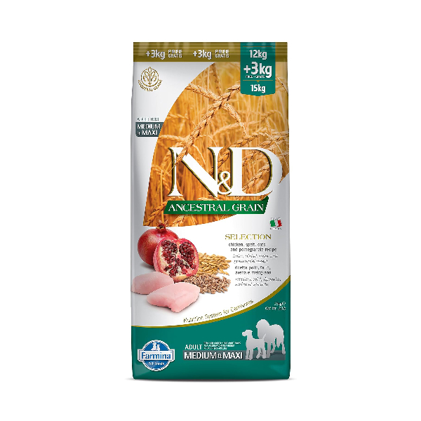 Farmina N&D Low Grain Chicken And Pomegranate Puppy Dry Food