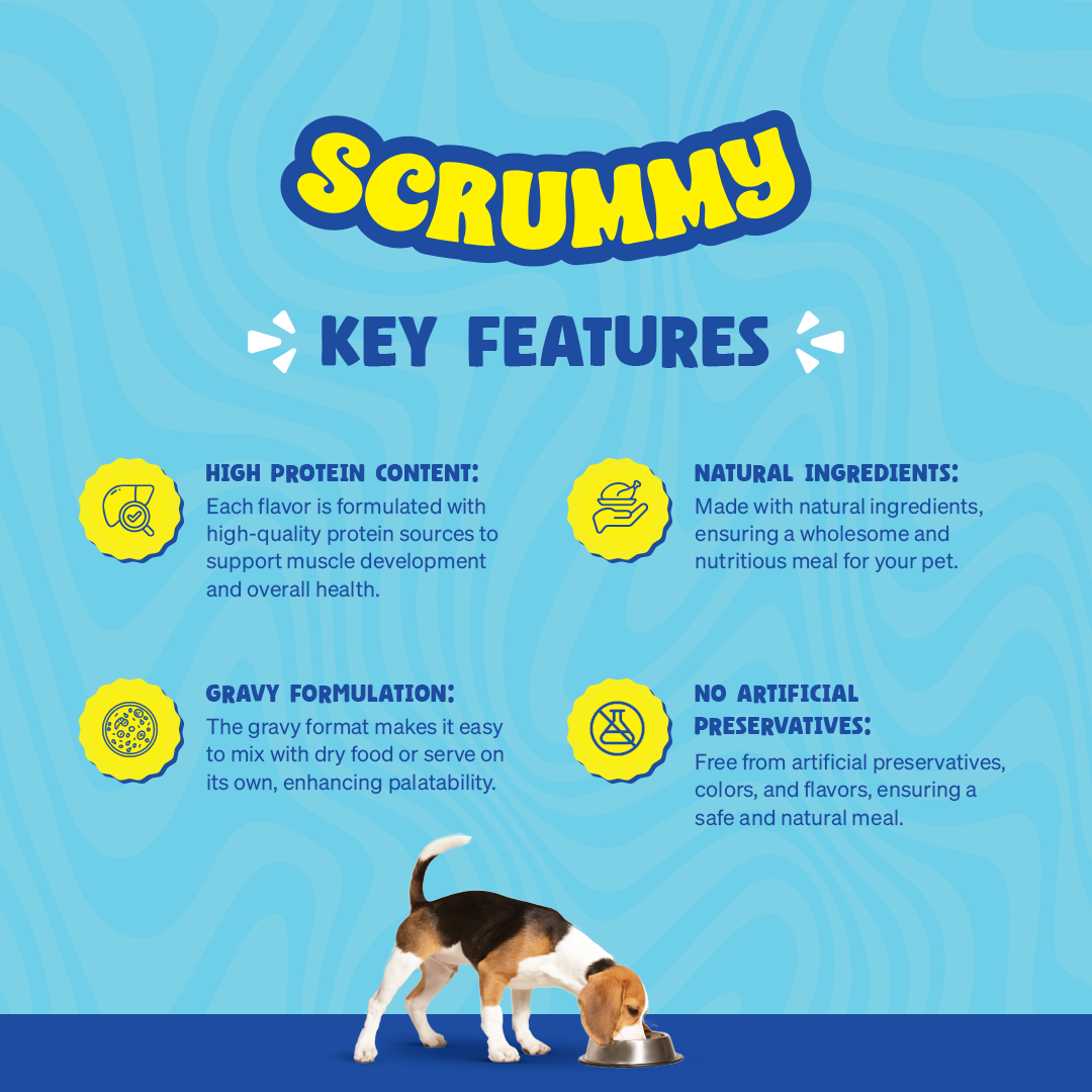 Scrummy Chicken & Liver Wet Dog Food Scrummy Chicken & Liver Wet Dog Food